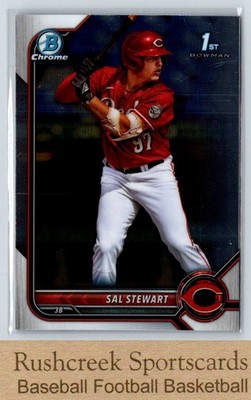 2022 Bowman Draft #BDC-122 Sal Stewart 1st Bowman Chrome