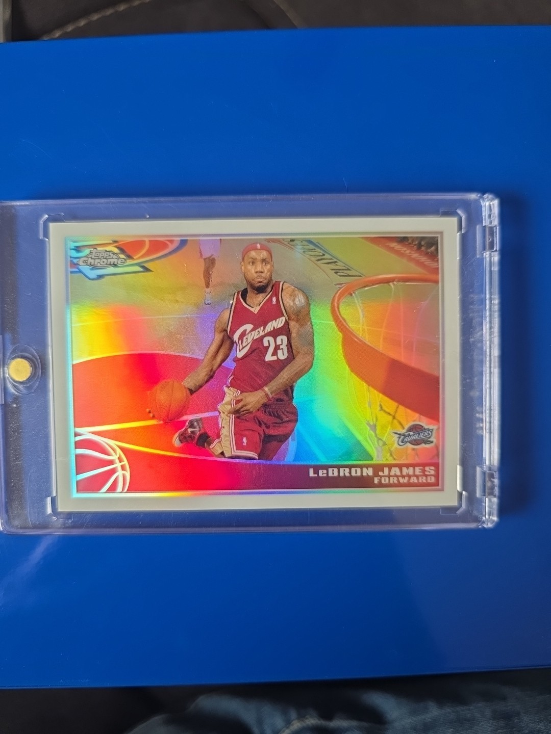 2009-10 🔥 Topps Chrome LeBron James #16 Refractor 139/500 🔥