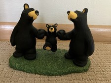 BEARFOOTS BY JEFF FLEMING RESIN FIGURE "WALK IN THE PARK" NICE 
