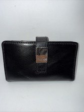 Kenneth Cole Reaction brand black leather wallet