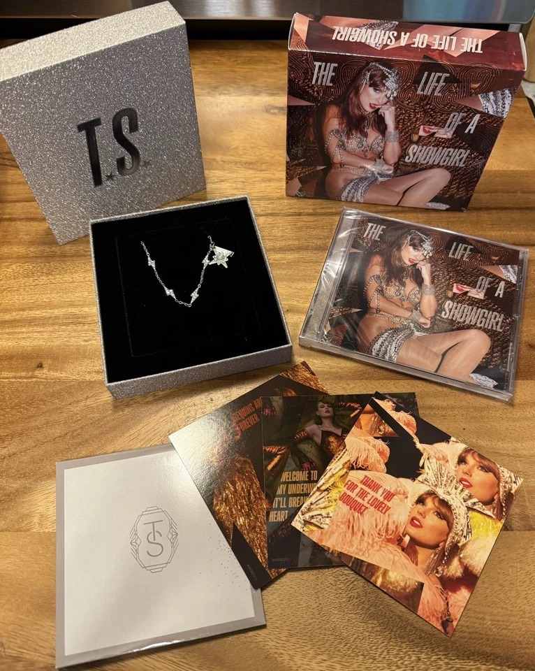 Taylor Swift the Life of a Showgirl: It's Beautiful Deluxe CD & Bracelet - Image 2 of 4