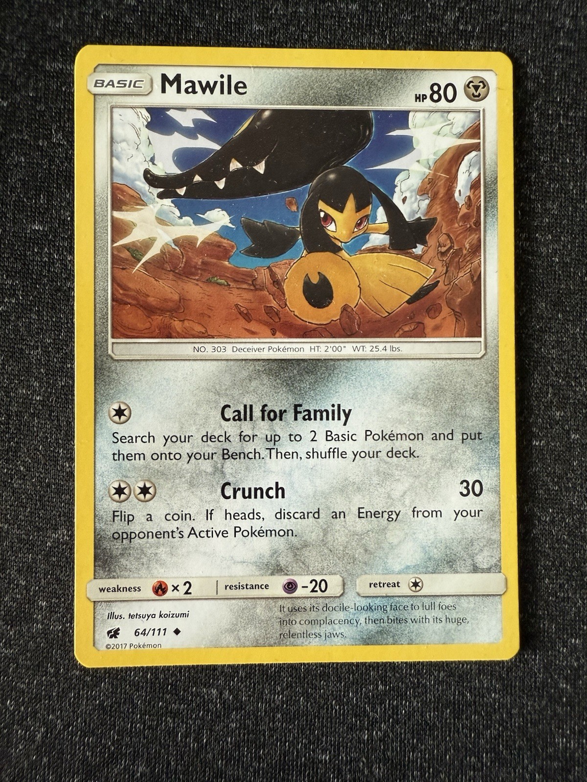 Mawile 64/111- Crimson Invasion- Regular Uncommon- NM/M