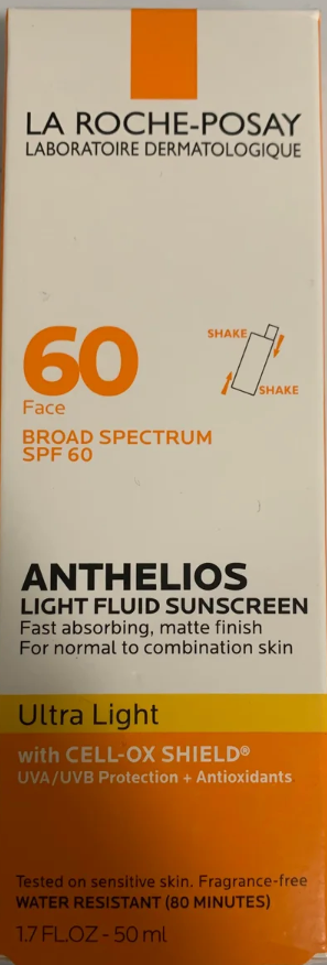 La Roche-Posay SPF 60 Ultra Lightweight Face Sunscreen 1.7 oz Oil Free Moisturizing Protection