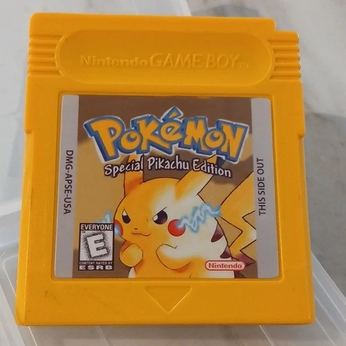 Nintendo Game Boy Pokémon Special Pikachu Edition Yellow Special Edition
