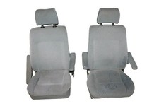 VW T4 Pilotensitze Armlehne Fahrersitz Beifahrersitz bis 95 Stoff grau Flock