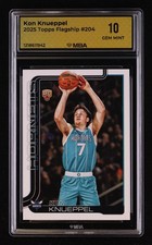 2025 Topps Flagship: #204 Kon Knueppel MBA 10 GEM MINT