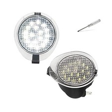 LED Side Mirror Puddle Lights Lamp Compatible with 2007-2021 Tundra 2008-2022