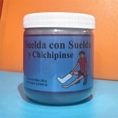 Violeta con Suelda y Chiripinsine Blue Topical Ointment Cream in Jar