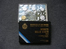W444 San Marino Rare 5 Coin Set 1973
