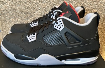 Air Jordan 4 G Bred Golf Cleats CU9981-002 Mens Size 14 NEW IN BOX