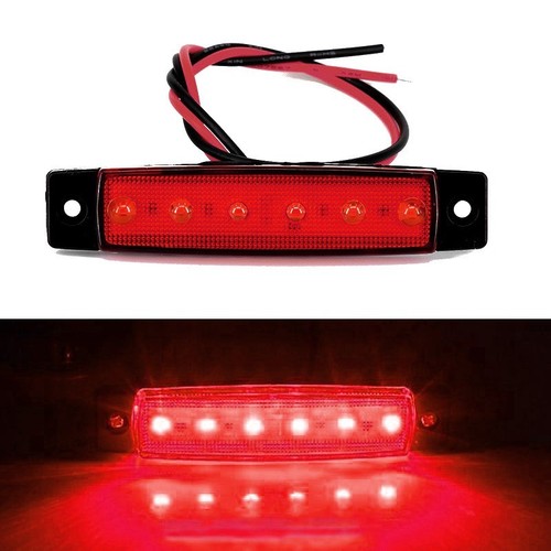 Portable Tail light Marker Light Red Sealed Tail Light Turn for most buses