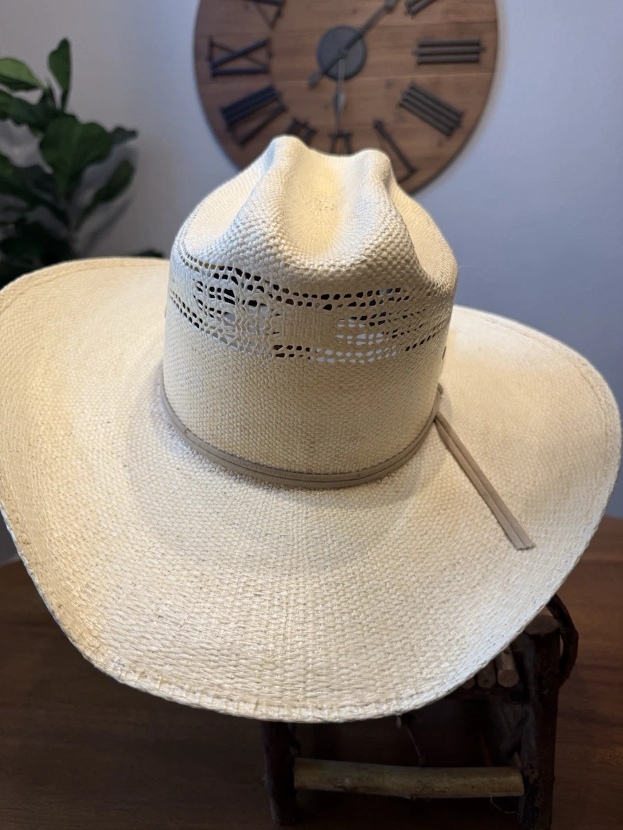 Chapeau de Paille Western Rouge et Noir - Cowboy World