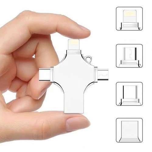 2TB 1TB USB 4 in 1 Flash Drive Memory Stick Type C For iPhone iPad Android Phone - Picture 18 of 31