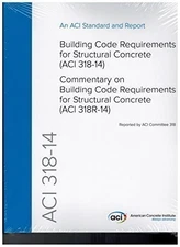 ACI 318-14 BUILDING CODE REQUIREMENTS FOR STRUCTURAL By Aci Committee 318 *VG+*