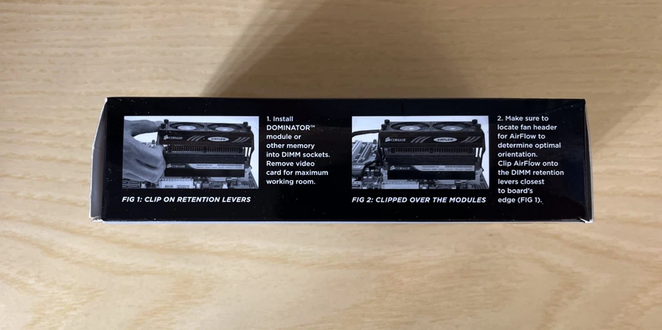 Corsair Airflow Raffreddamento Memorie doppia ventola Memory Ram Cooler dual fan - Image 4 of 4