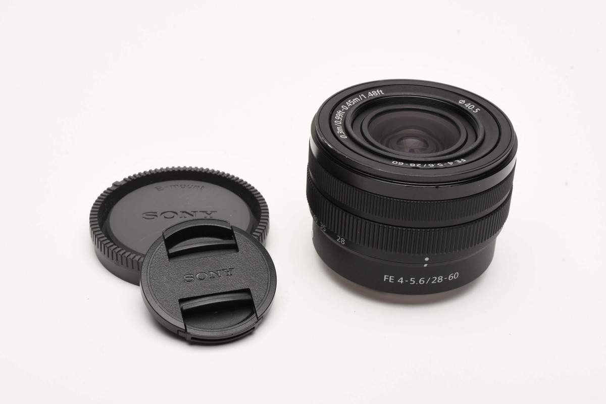 Sony FE 28-60mm f4-5.6 zoom lens SEL2860 w/Caps, Compact | eBay
