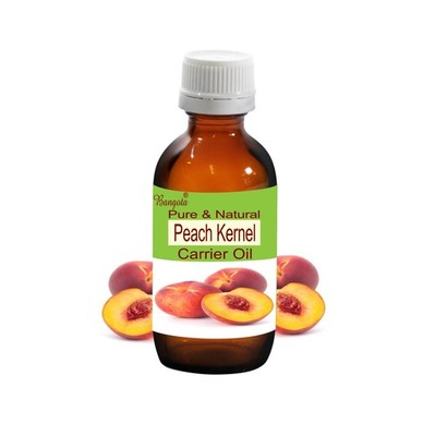 Peach Kernel Carrier Oil Natural Prunus Persica Skin Hair Face Massage Bangota