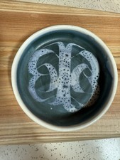 VTG Avimore Castlewynd Scotland Pottery Ceramic Abstract Butterfly Dish 4.25in