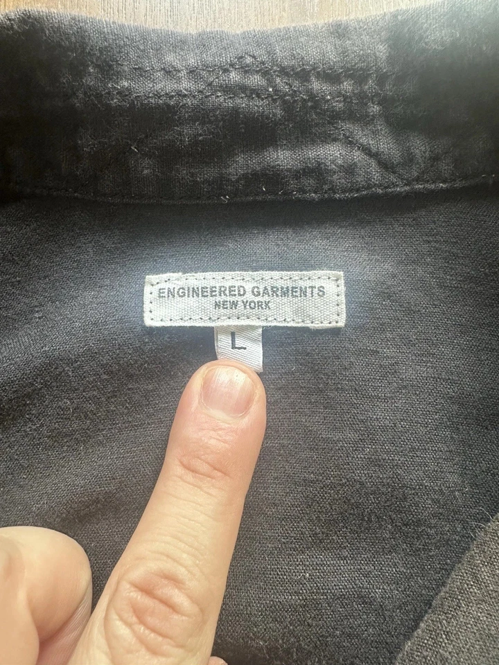 Engineered Garments 100% Cotton Chore Shirt Made In The USA - Image 2 of 4