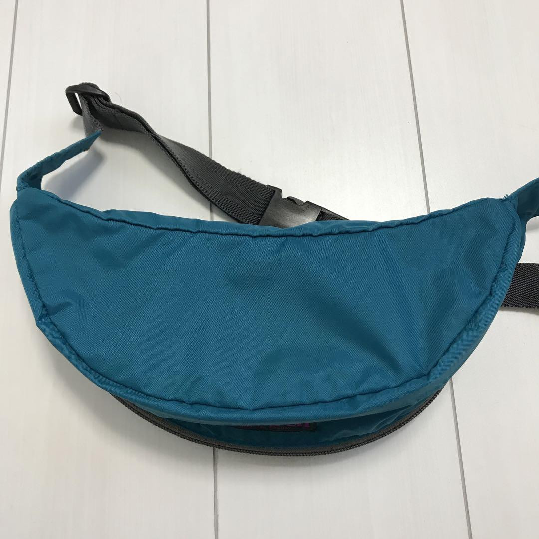 MontBell 90's Waist Bag Pouch Green Emerald Used Outdoor MontBell 90's Waist Bag Pouch Green Emerald Used Outdoor