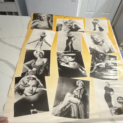 Scandeco Marilyn Monroe Collage Poster Black & White Unframed 1990 Germany