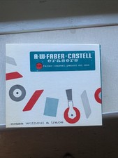 VINTAGE SET Of FABER-CASTELL TYPEWRITER ERASERS Original Full Case Of 72 thumbnail
