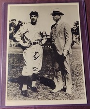 1944 Washington Senators Clark Giffith Bucky Harris Original Photo