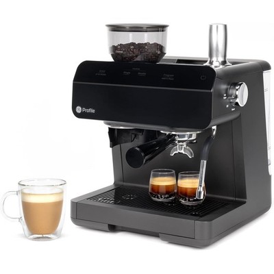 GE Profile Automatic Espresso Machine + Built In Milk Frother - P7CESAS6RBB