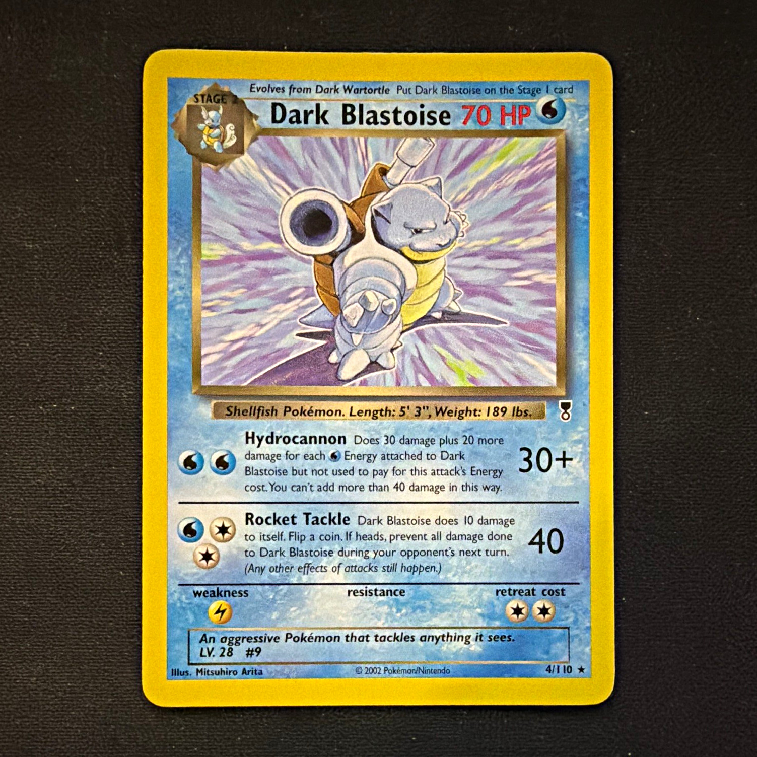 Pokemon TCG Dark Blastoise 004/110 Legendary Collection LP