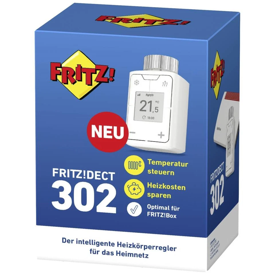 AVM FRITZ!DECT 302 Funk-Heizkörperthermostat elektronisch 20002961 - Bild 3 von 4