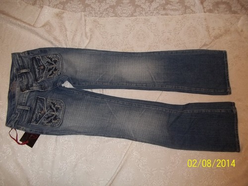 NEU MIT ETIKETT BLAU KULT DK WASH GWYNETH JEANS W 25 RET $ 196,99 HERGESTELLT IN DEN USA SCHÖN ANSEHEN - Bild 3 von 4