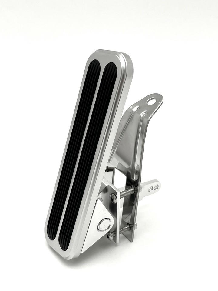 Universal Gas Pedal Floor Mount Throttle Pedal Billet Aluminum Hot Rod Chevy eBay