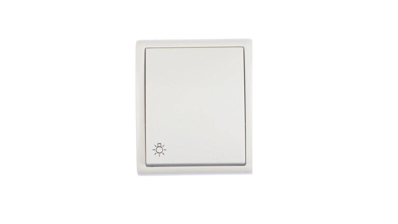 Simon Aquarius Hermetic switch / light / IP54 white AQS1 / 11 /T2UK