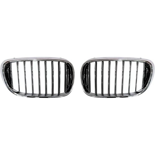 Fit For BMW G11 G12 7-Series 740i Sedan Chrome P Style Front Grille Grill 2016 - Picture 4 of 4