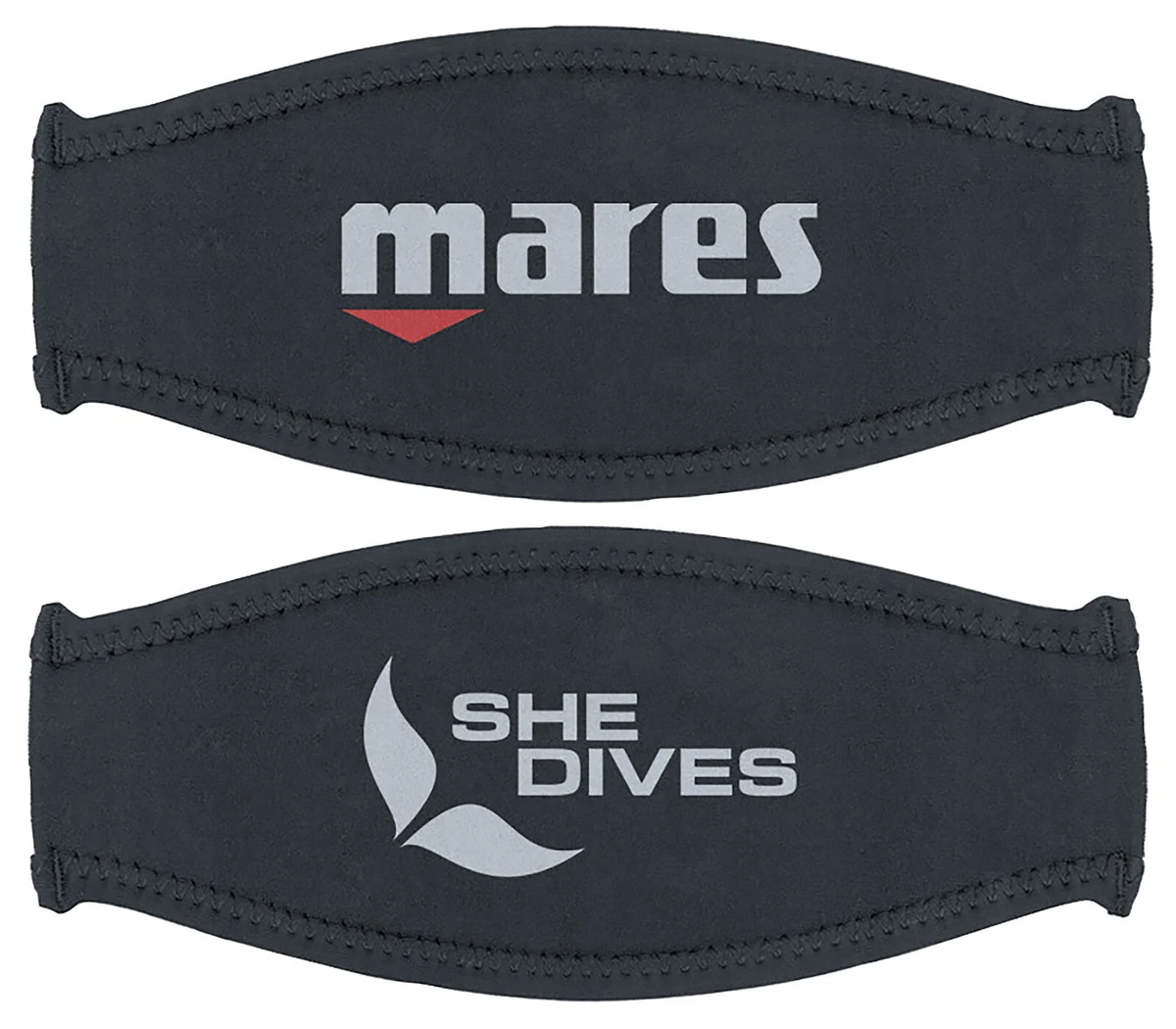 Mares Fin Strap with ABS Plus Buckle Assembly White