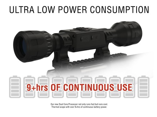Refurbished ATN Thor LTV 4-12x, 640x480 12 micron Thermal Rifle Scope - Picture 6 of 8