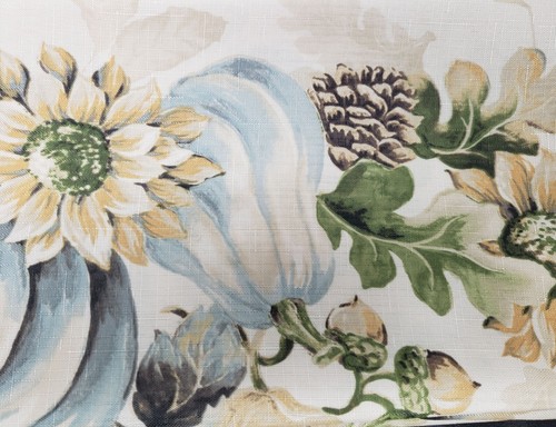 Fabric Tablecloth, 60"x84" Oblong, BRILLIANT AUTUMN SUNFLOWERS & PUMPKINS #1, NB - Picture 6 of 10