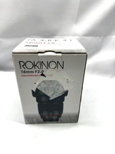 Rokinon 16mm F/2.0 ED AS UMC For Nikon-AE *Open Box