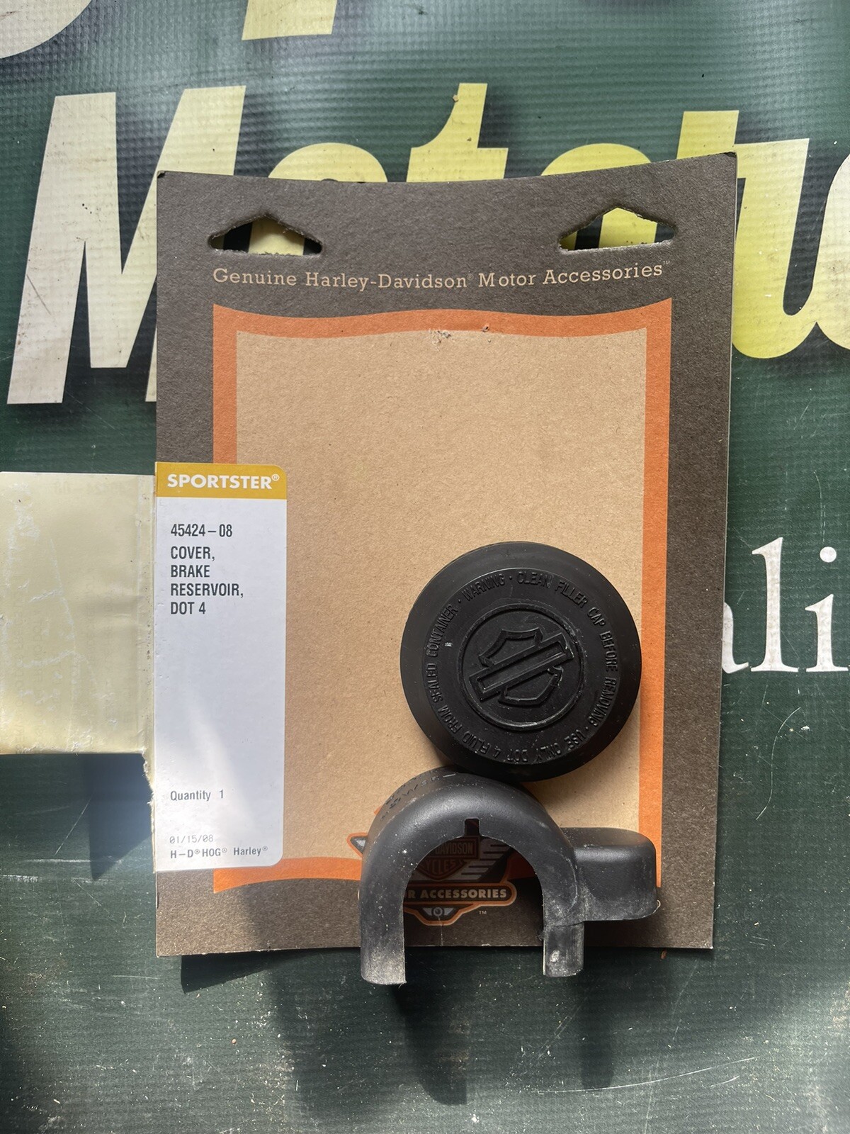 Harley Davidson sportster brake resivoir cover 45424-08 | eBay