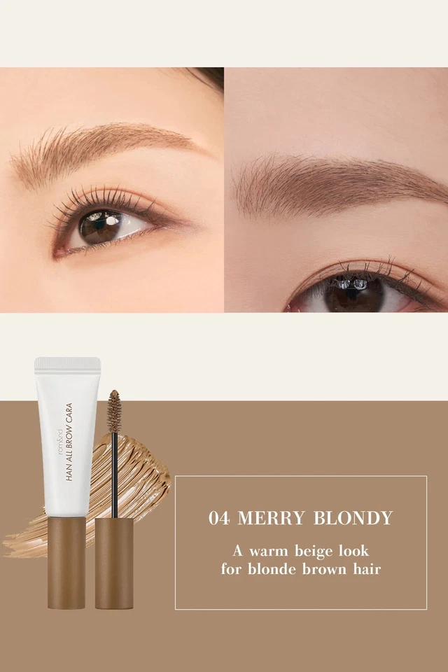 rom&nd Han All Brow Cara - 04 Merry Blondy (Warm Beige for Blonde Brown Hair) - Image 2 of 2