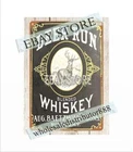 pre-pro DEER RUN WHISKEY AUG. BAETZHOLD'S SONS BUFFALO NY metal tin sign