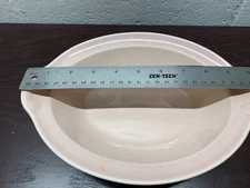 luray TS&Tusa pink oval serving bowl 11 50. 1 vintage vegetable bowl