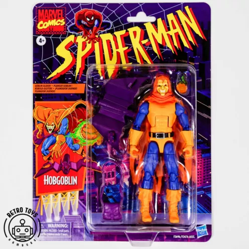 Figura de acción SPIDER-MAN HOBGOBLIN Marvel Legends colección retro Hasbro Select