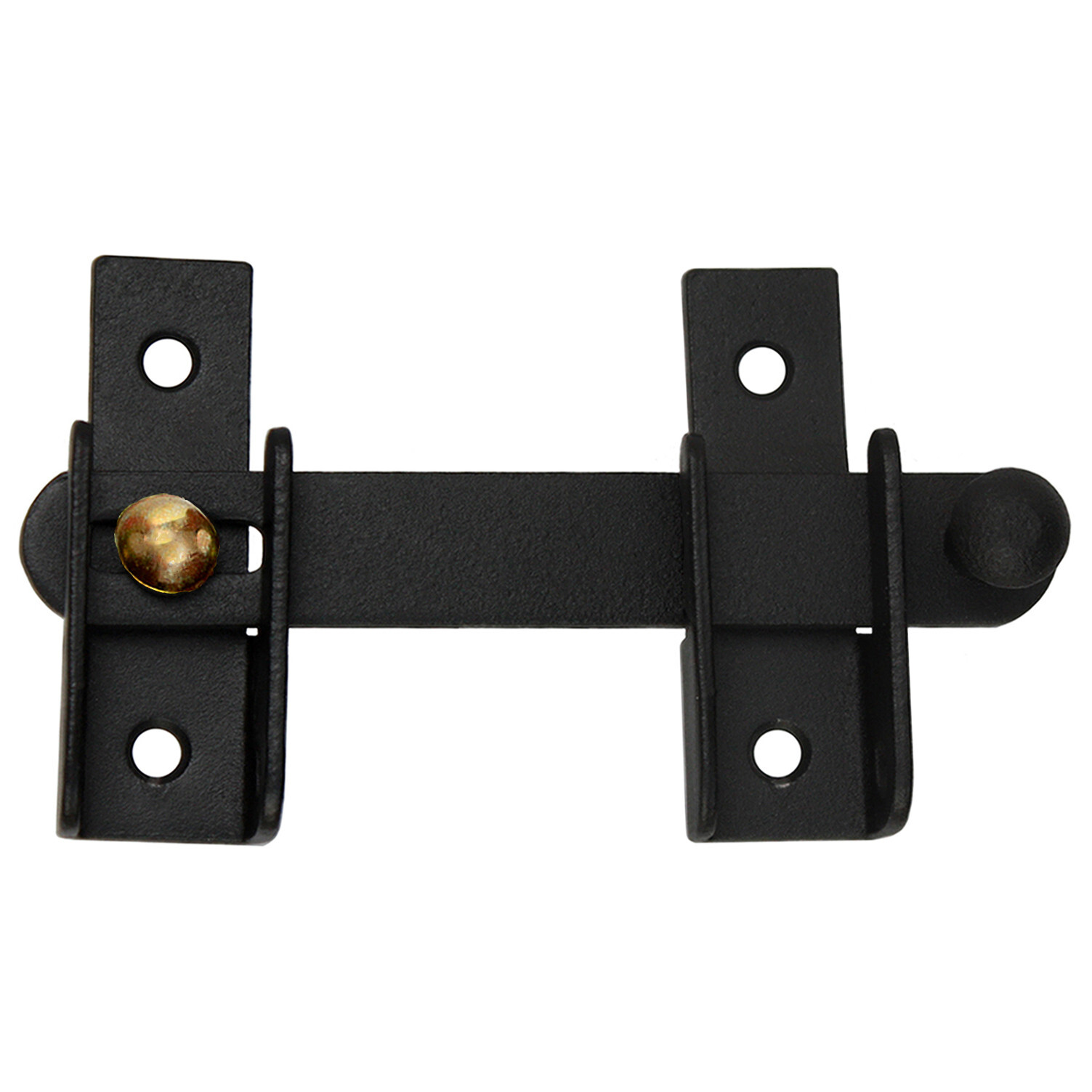 Shutter Bolt 122x18x4 Double Gate Bolt Shutter Bolt Black P.