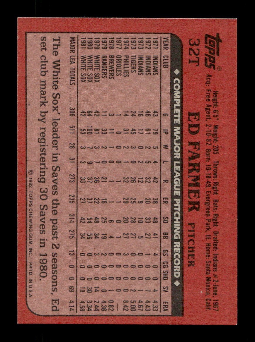1982 Topps Traded 1-132 EX-MT/NM Pick From List All PICTURED - Picture 227 of 501