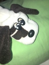 Vintage 1985 Tonka Pound Puppy Puppies Dog Plush White w/Brown Spots