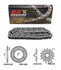 KIT TRASMISSIONE SUZUKI GSX R 750 2011/2012 PIGNONE 16 CORONA 45 CATENA EK 525