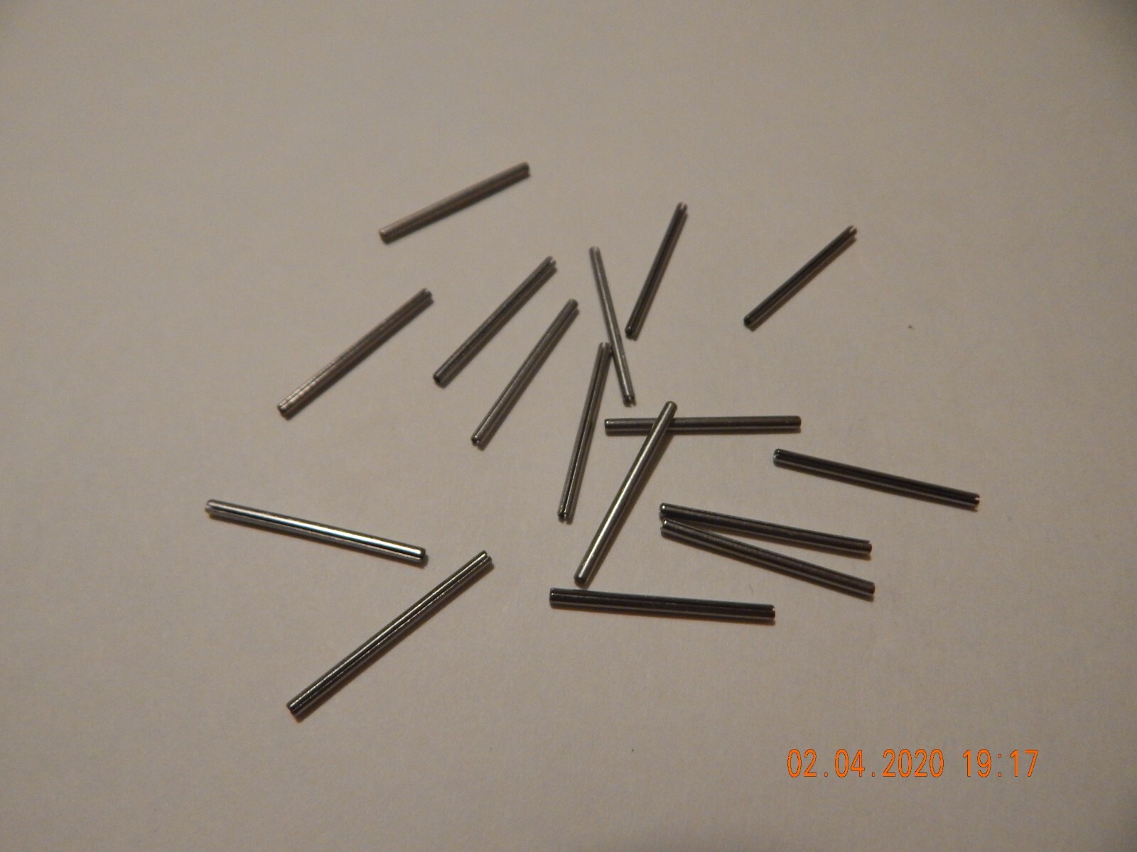 STAINLESS STEEL ROLL PINS 1/16 x 1" 18-8 12 PCS. NEW