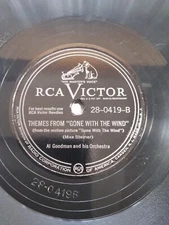  Gone With The Wind RCA Victor 28-0419-B Al Goodman Fantasia Mexicana Vtg 1947 