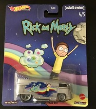 HOT WHEELS PREMIUM  VOLKSWAGEN DRAG BUS RICK AND MORTY